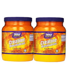 ★楽天Now Foods公式販売店★ ナウスポーツ クレアチンモノハイドレートパウダー1kg 2本セット【NOW Sports】CREATINE MONOHYDRATE 2.2lbs 2sets