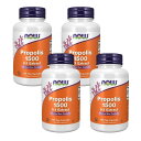 ★楽天Now Foods公式販売店★ 4個セット プロポリス 1500mg 100粒 ベジカプセル 5倍濃縮 高含有 ナウフーズ【Now Foods】 Prop...