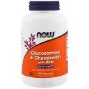 ★Now Foods公式ストア★ナウフーズ グルコサミン ＆ コンドロイチン 180錠【NOW FOODS】Glucosamine & Chondroitin 180tab