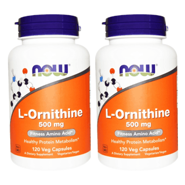 【NOW Foods公式ストア】 ナウフーズ Lオルニチン 500mg 120ベジカプセル 2個セット【NOW Foods】L-Ornithine 500mg 120 Veg Cap 2set