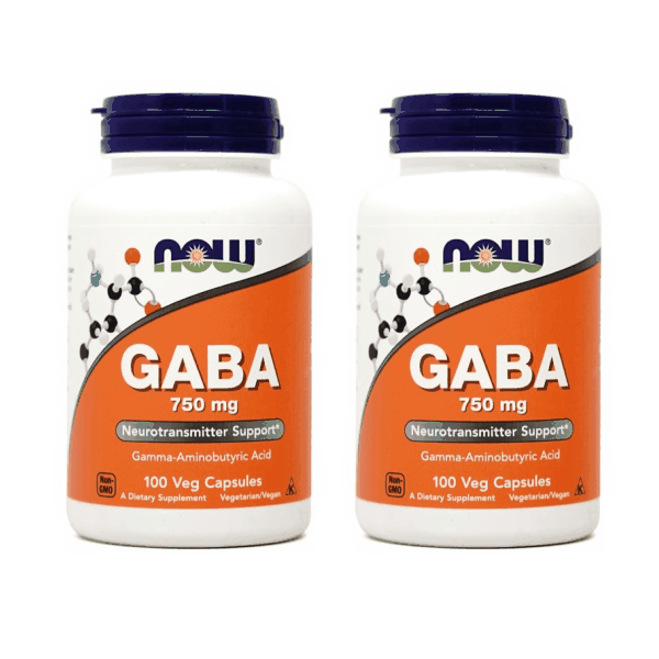 ★楽天Now Foods公式販売店★ ギャバ GABA 750mg 100粒 ベジカプセル ナウフーズ 2個セットGABA 750mg 100 veggie caps 2set