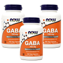 ★楽天Now Foods公式販売店★ ギャバ GABA 750mg 100粒 ベジカプセル ナウフーズ 3個セット【Now Foods】GABA 750mg 100 veggie caps 3set