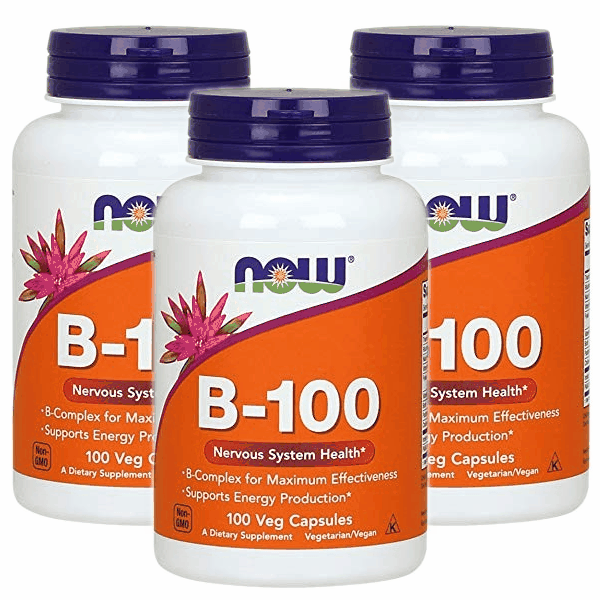 ★楽天Now Foods公式販売店★ 3個セット ビタミンB-100 100粒 ベジカプセル ナウフーズ【Now Foods】Vitamin B-100 100 Veg Capsules