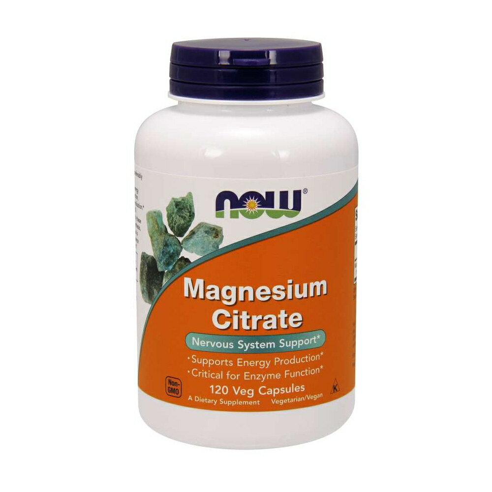 ★楽天Now Foods公式販売店★ ナウフーズ クエン酸マグネシウム 120粒 ベジカプセルMagnesium Citrate 120 Veg Capsules