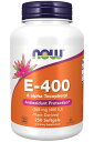 E-400 (セレニウム配合) 400IU 100粒《約3ヵ月分》 NOW Foods(ナウフーズ)ビタミンE トコフェロール ガンマ ダイエット むくみ