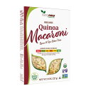 ★楽天Now Foods公式販売店★ オーガニック キノア マカロニ パスタ 227g ナウフーズ グルテンフリーLiving Now Organic Quinoa Macaroni, 8 oz