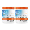 【送料無料】 2個セット ピュア コラーゲン タイプ1&3 200g ドクターズベスト 美容【Doctor's Best】Pure Collagen Types 1 & 3, 7.1 oz