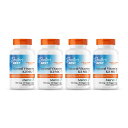 【送料無料】 4個セット 天然ビタミン ビタミンK2 MK-7 メナQ7配合 100mcg 60粒 ベジカプセル ドクターズベスト【Doctor's Best】Natural Vitamin K2 MK-7 with MenaQ7 100 mcg, 60 Veggie Caps(4)