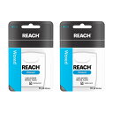 【送料無料】 2個セット デンタルフロス ノンフレーバー 無香 ワックスフロス 50.2m リーチ オーラルケア【Reach】Unflavored Waxed ...