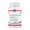 【送料無料】 プロDHA 1000 1660mg DHA 960/EPA 410 ストロベリー風味 60粒 ソフトジェル ノルディックナチュラルズ イチゴ風味【Nordic Naturals】