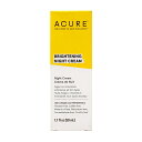 【送料無料】ブライトニング ナイトクリーム 50ml アキュア 美容 フェイスケア【Acure】Brightening Night Cream, 1.7 fl oz