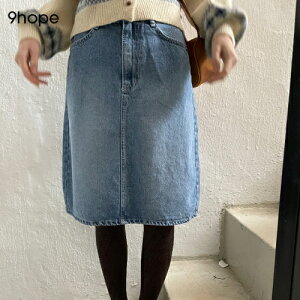 SALE9hope(ॢۥå)midi 13 washed denim skڹ ڹեå󡡥ǥ ܥȥॹ  ǥ˥ ǥ˥ॹ 襤 ä  󤷡7ۢ᡼Բ