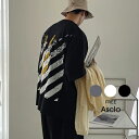 ASCLO(エジュクロ)ASCLO Safe Over Short Sleeve T Shirt (3color)韓国 韓国ファッション　バックプリント 半袖 Tシャツ3rdspring2※メール便不可