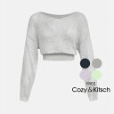 【SALE】Cozy＆Kitsch(コージー＆キッチ)ハムレットネットクロップニット