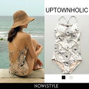 UPTOWNHOLIC(アップタウンホリック)バック開き花柄...