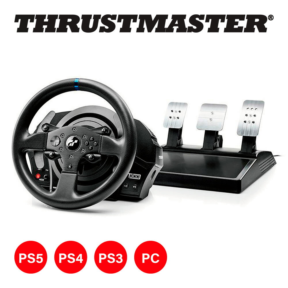 Thrustmaster スラストマスター T300RS GT Edition Racing Wheel レーシング ホイール ハンコン ステアリングコントローラー ハンドルコントローラー ゲーミングデバイス FFB レーシングゲーム プレステ5 プレステ4 プレステ3 PS5 PS4 PS3 PC 対応