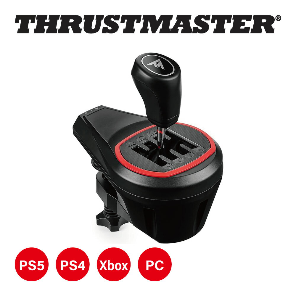 Thrustmaster スラストマスター TH8S Shifter Add-On レーシングシフター 8速対応 金属製レバー ギアボックス シフター コントローラー..