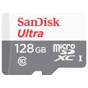 SanDisk サンディスク 128GB SDSQUNR-128G-GN3MN Ultra Class10 UHS-I ウェスタンデジタル マイクロSD microSDカード microSDHC 最大読み込み速度 100MB/s