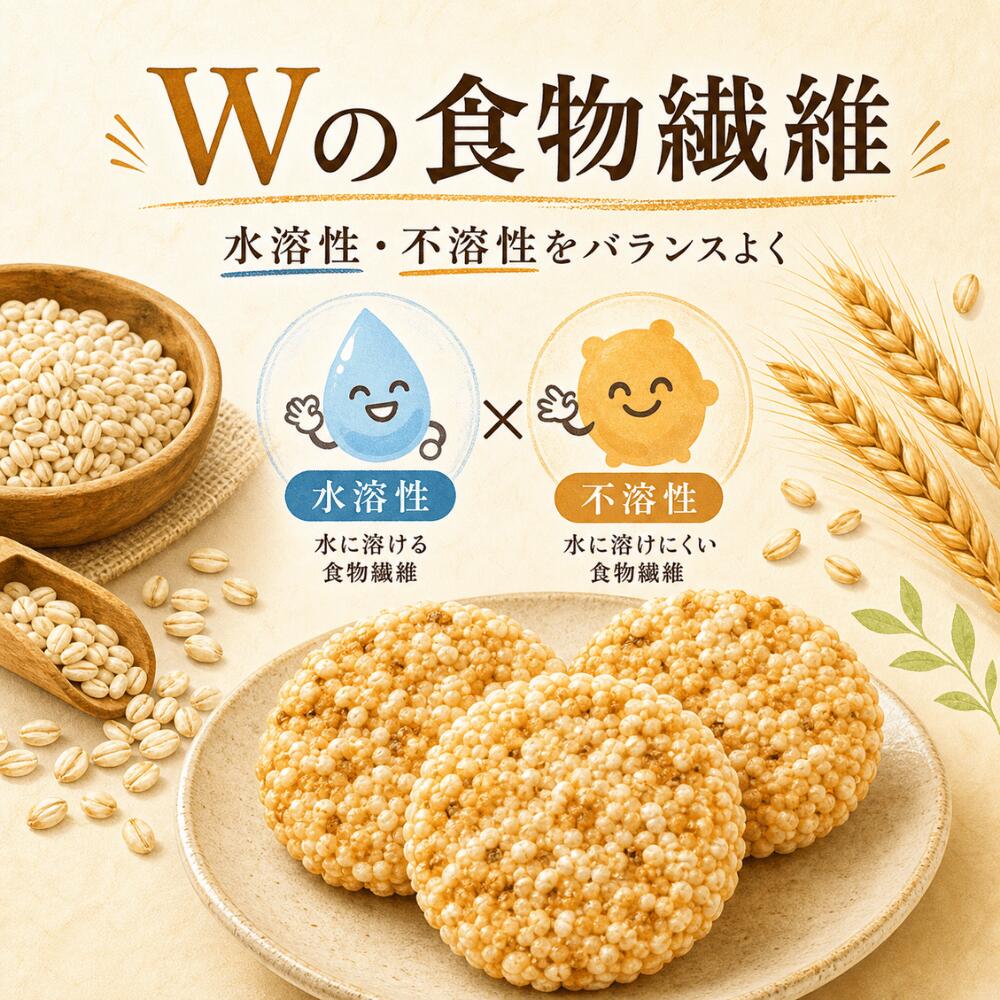 もち麦おせんべい 天乃屋 お菓子 おやつ もち麦 おせんべい 個包装 ヘルシー 食物...