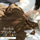 ブランケット ひざ掛け 大判 ハーフ サイズ 110×150 韓国インテリア おしゃれ 北欧 モダン 無地 ワッフル 手洗い 洗える 秋 冬 暖かい(3)