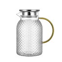 【送料無料】ティーポット 耐熱 1500ml 直火可 ガラス急須 竹製蓋 1200ml 1000ml 大容量 耐熱ガラス ガラスポット 1800ml(3)