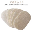 【送料無料】手を傷つけない キッチン用品 食器洗い 皿洗い 食器ブラシ キッチンスポンジ 5枚セット ヘチマスポンジ ヘチマたわし(3)