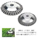 【送料無料】2個セット!草刈り機 除草 雑草 雑草クリーニングツール 芝生 刈払機 草刈器交換用ヘッド 刈払い 苔取り用 チップソー 畑