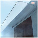 屋外用ひさし雨よけ 40x80cm 40x100cm 40x120cm 庇 テラス屋根 ひさし雨よけ玄関屋根 梅雨対策 家具保護 透明 連接可能 設置簡単 雨よけ・日よけに 窓