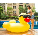 アヒル 大きい 浮き具 フロート 海 浮き輪 かわいい 浮輪 うきわ プール 海水浴 夏 190*190*120cm 夏休み