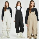 スノーボードウェア ビブパンツ スノボパンツ 単品 スキーウェア スノボウェア レディース メンズ ボトムス つなぎ オールインワン 無地 ズボン 楽天海外通販