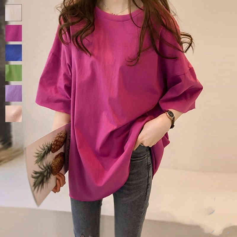 チュニック Tシャツ ラウンドネック レディース チュニック 女性 トップス ビッグシルエット オーバーサイズ 無地 シンプル