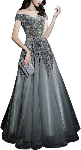 レディース イブニングドレス ドレス ロングドレス パーティードレス 宴会ドレス 披露宴ドレス チュールドレス スパンコール フォーマル エレガント Vネック オフショルダー 結婚式 披露宴 演奏会 レディース イブニングドレス ドレス ロングドレス パーティードレス 宴会ドレス 披露宴ドレス チュールドレス スパンコール フォーマル エレガント Vネック オフショルダー 結婚式 披露宴 演奏会