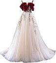 レディース ドレス ワンピース ウェディングドレス イブニングドレス 花嫁ワンピース ロングドレス 結婚式ドレス パーティードレス ゴージャス エレガント フォ...