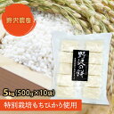 切り餅 スリット入り 野沢の餅 野沢温泉村産 特別栽培もちひかり使用 500g (10袋セット) 送料無料