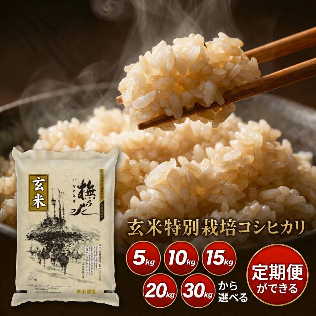 楽天市場】特別栽培米 コシヒカリ 玄米の通販