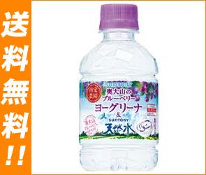 【4月14日(土)20時〜店内全品対象 最大200円OFFクーポン発行中】【送料無料】【2ケースセット】サントリー 奥大山のブルーベリーヨーグリーナ&サントリー天然水 280mlペットボトル×24本入×(2ケース) ※北海道・沖縄は別途送料が必要。