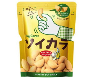 送料無料 大塚製薬 ソイカラ（SoyCarat） オリーブオイルガーリック味 27g×18袋入 ※北海道・沖縄は配送不可。