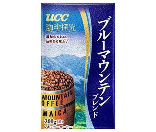 UCC 珈琲探究 ブルーマウンテンブレンド(粉) 200g袋×24(6×4)袋入×(2ケース)｜ 送料無料 嗜好品 コーヒー類 レギュラーコーヒー