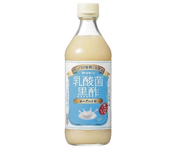 ヤマモリ 乳酸菌黒酢 ヨーグルト味 糖質＆カロリーハーフ 500ml瓶×6本入×(2ケース)｜ 送料無料 黒酢ドリンク 健康酢 酢飲料 お酢 希釈用