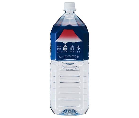 ミツウロコ 富士清水 JAPAN WATER 2Lペットボトル×6本入｜ 送料無料 ジャパンウォーター バナジウム ミネラルウォーター 鉱水 軟水