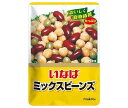 いなば食品 ミックスビーンズ 80g 8袋入｜ 送料無料 三種混合 まめ 食物繊維