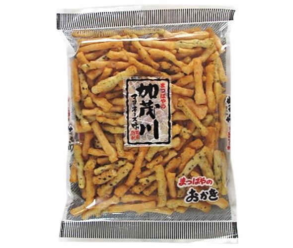 【送料無料・メーカー/問屋直送品・代引不可】まつばや 加茂川 135g×10袋入｜おかき 菓子 おかし お菓子 おやつ