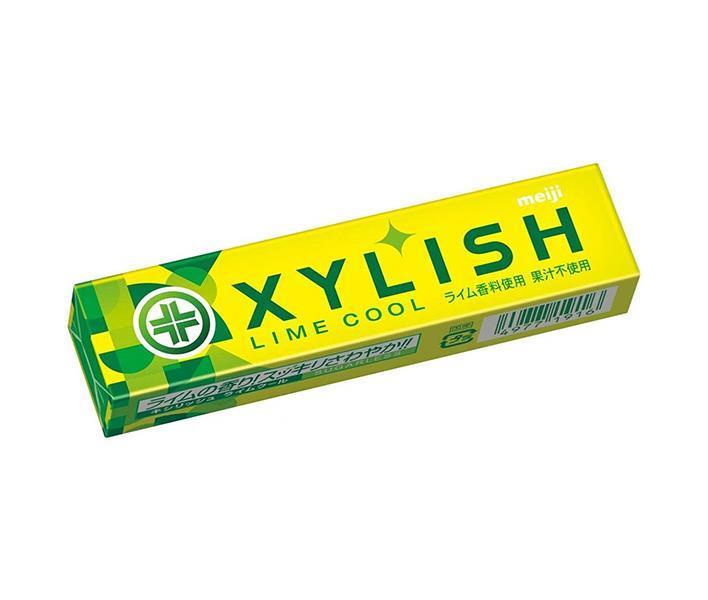 明治 キシリッシュガム ライムクール 12粒×15個入×(2ケース)｜ 送料無料 お菓子 ガム キシリトール XYLISH