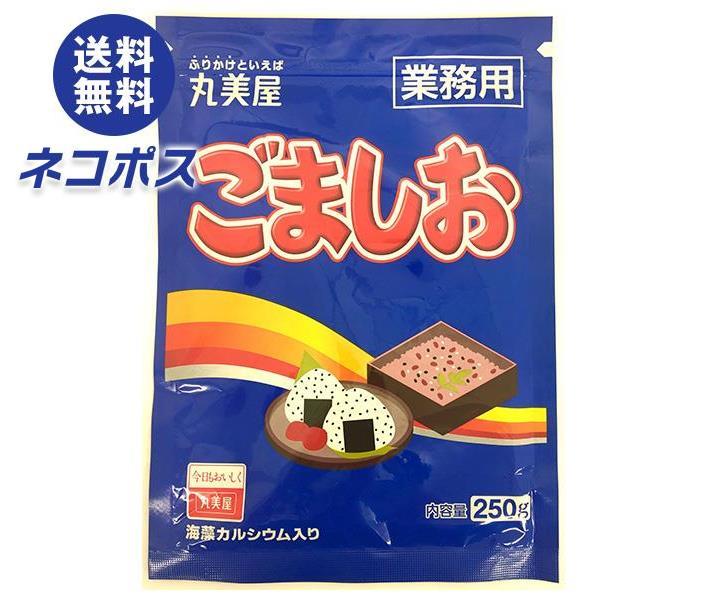 【全国送料無料】【ネコポス】丸美屋 ごましお(業務用) 250g×2袋入｜ 一般食品 調味料 ふりかけ 業務用 チャック