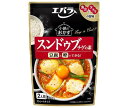 エバラ食品 小鍋でおかず スンドゥブチゲの素 300g×12袋入| 送料無料 スープ インスタント チゲ