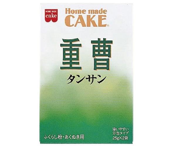 共立食品 タンサン(重曹) 50g(25g×2袋)×10箱入｜ 送料無料 菓子材料 製菓材料 膨張剤 ふくらし粉 膨らし粉