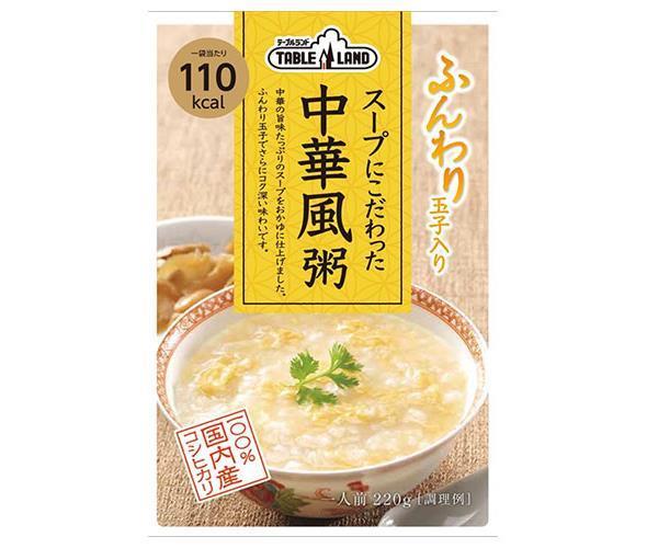 丸善食品工業 テーブルランド スープにこだわった 中華風粥 220gパウチ×24(12×2)袋入×(2ケース)｜ 送料..