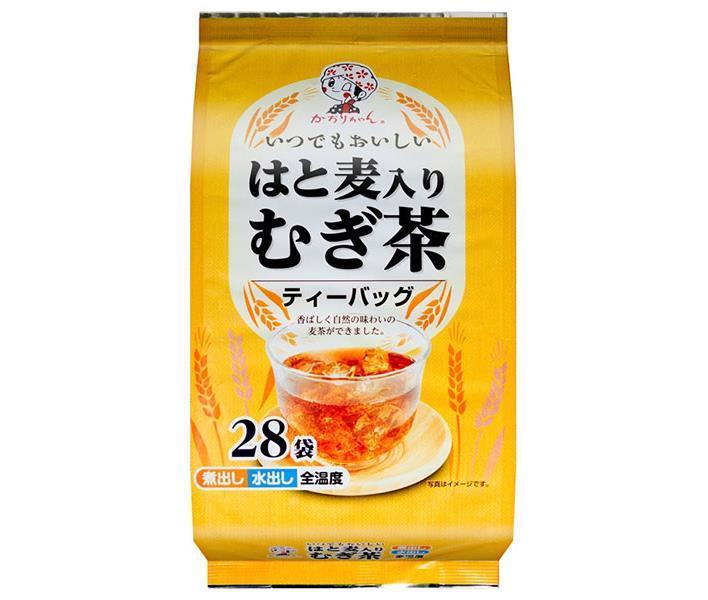 宇治森徳 はと麦入りむぎ茶 10g×28袋×20袋入×(2ケース)｜ 送料無料 嗜好品 インスタント ティーバッグ 茶飲料 麦茶