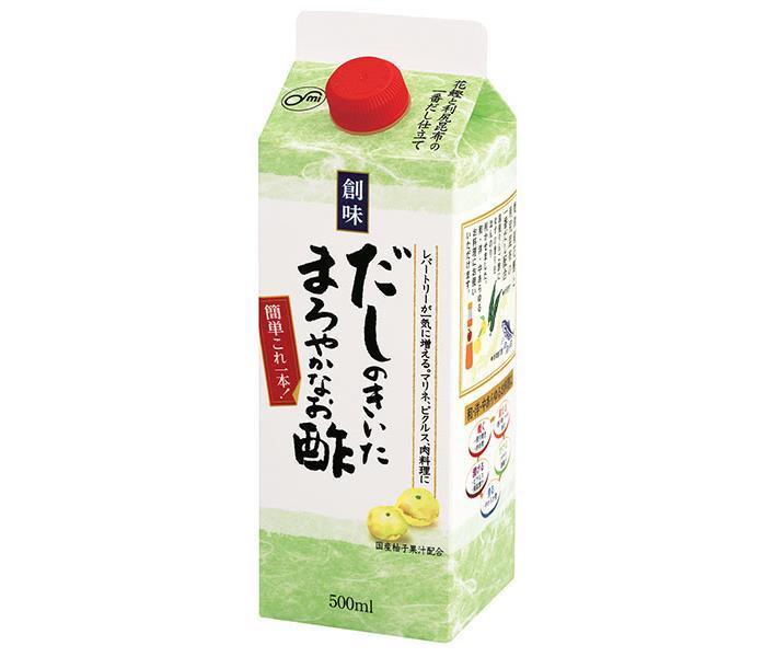 創味食品 創味 だしのきいたまろやかなお酢 500ml紙パック×6本入｜ 送料無料 一般食品 調味料 酢 紙パックのサムネイル