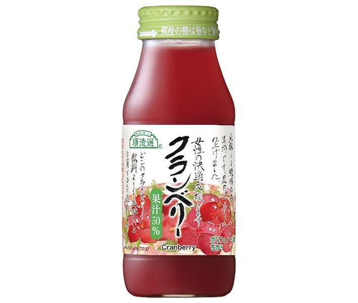 順造選 クランベリー マルカイ 順造選 クランベリー 180ml瓶×20本入×(2ケース)｜ 送料無料 フルーツ 果実 クランベリー クランベリージュース